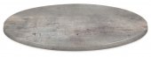 Blat stołowy BETON, Topalit, blat drewniany, okrągły, średnica 90 cm, marmur, betonowy, XIRBI 78678